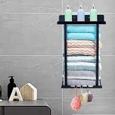 Terkarlie Retractable Towel Rack Towel