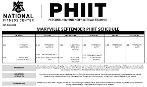 maryville group fitness schedule
