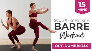 15 minute barre workout video