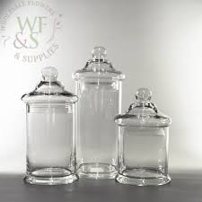 Glass Cylinder Candy Jar Vases With