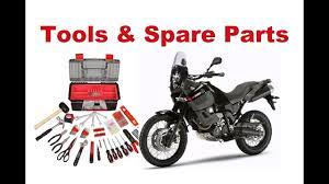 spare parts for long motorcycle trip