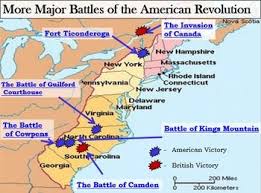 Revolutionary War Interactive Battle Map Part Ii And
