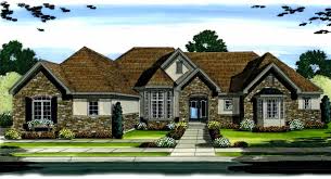 1 story french country house plan brendel