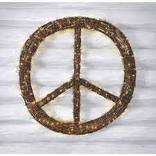Peace Modern Twig Wreath Reviews Cb2