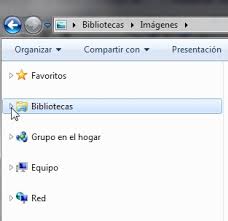 organización de archivos con windows 7