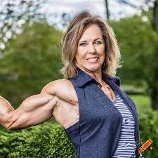 Mature muscle woman