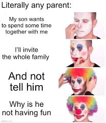 memes overload clown applying makeup