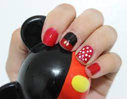 mickey minnie mouse inspired nail art