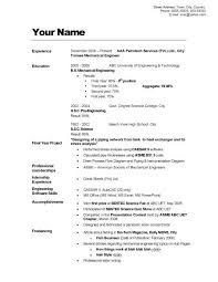 http put resume covering letter for freshers resume pta cover     Sample Resume Mechanical Engineer Trainee  