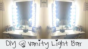 diy vanity light bar convert