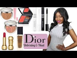 dior makeup l for darkskin tones l haul