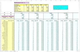 Pay Off Debt Calculator Excel Loan Payoff Template Auto Car