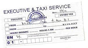 Taxi Receipt Template Malaysia Printable Receipt Template