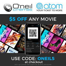 They also provide relevant reviews, trailers, and synopses to help you decide on what to see. Atom Tickets Deals With O Neil Cinemas