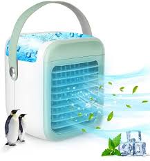 Small portable air conditioner for camping buying guide. Portable Air Conditioner Anti Leak Personal Mini Air Conditioner Fan Rechargeable Quiet Usb Evaporative Mini Air Conditioner Fan With 3 Speeds Air Cooler For Small Room Bedroom Office Dorm Camping Hbsolve Com