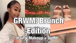 grwm for brunch in atl hair makeup
