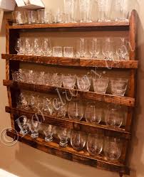Shot Glass Shelf Bourbon Glasses Drinks