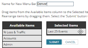 create a new menu bar