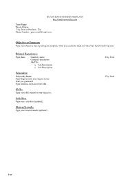 Simple Resume Format Doc How To Write A Simple Resume Format Simple