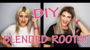 Wondering how to rock dark grown out roots? Diy Blend Your Dark Roots Youtube