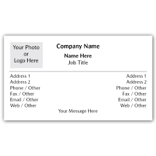 Print documents and letters for their company. Dual Address Business Cards Iprint Com