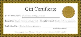 gift certificate mydraw
