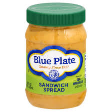 blue plate sandwich spread