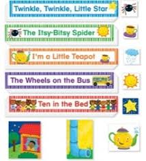 Favorite Kids Songs Pocket Chart Add Ons By