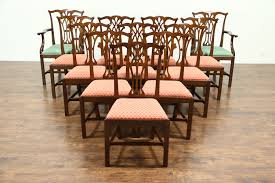 carved gany vine dining chairs