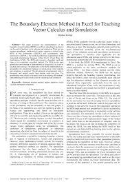 vector calculus and simulation