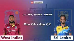 The sri lanka versus west indies 2020 series will come to an end with both. West Indies Vs Sri Lanka 2021 Complete Schedule Venues Complete Squads Distribution Of Points Live Streaming Details And Everything You Need To Know