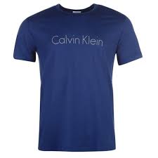 Calvin Klein Sleepwear Logo Crew T Shirt