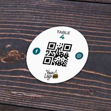 Scanning of qr code by the customer. Qr Code Stickers For Restaurants And Bars
