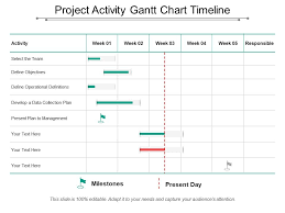Project Activity Gantt Chart Timeline Template