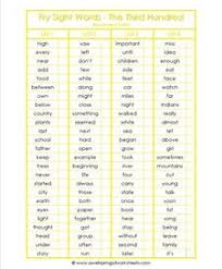 Third Grade Fry Words Fry Word Lists Fry Word Flash Cards