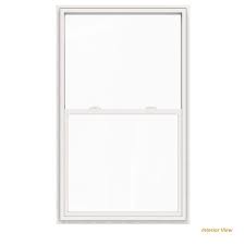 Single Hung White Vinyl Window