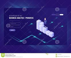Business Analysis And Progress Concpet Businessman