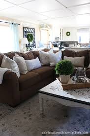 Brown Sofa Decor