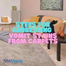 vomit stains from carpets