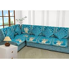 Sofa Covers Set With 5 Cushion Covers