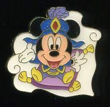 magic carpet mickey mouse disney pin