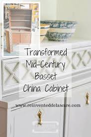 Mid Century Bassett China Cabinet