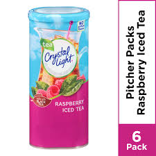 Crystal Light Sugar Free Raspberry Iced Tea Powdered Drink Mix Low Caffeine 1 6 Oz Can Walmart Com