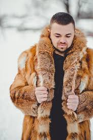 Long Mens Fox Fur Coat Rel Fur Coats