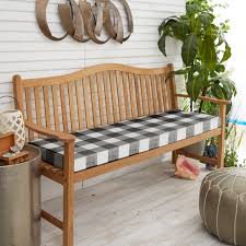 Garden party or just sit back and relax with our gardeon outdoor sofa dining set. Humble And Haute Black Buffalo Plaid Indoor Outdoor Bench Cushion Overstock 21033872