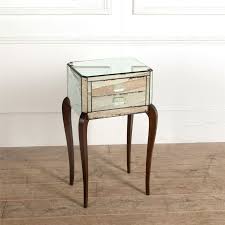 mirrored bedside table lorfords antiques