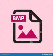 Bmp format file stock vector. Illustration of file, extension - 126507601