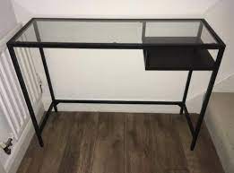 Ikea Glass Top Table 傢俬 家居 傢俬