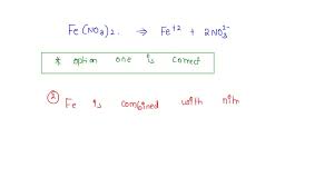 chemical formula for iron ii nitrate