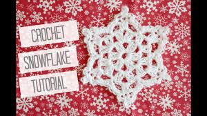 Crochet How To Crochet A Snowflake Bella Coco